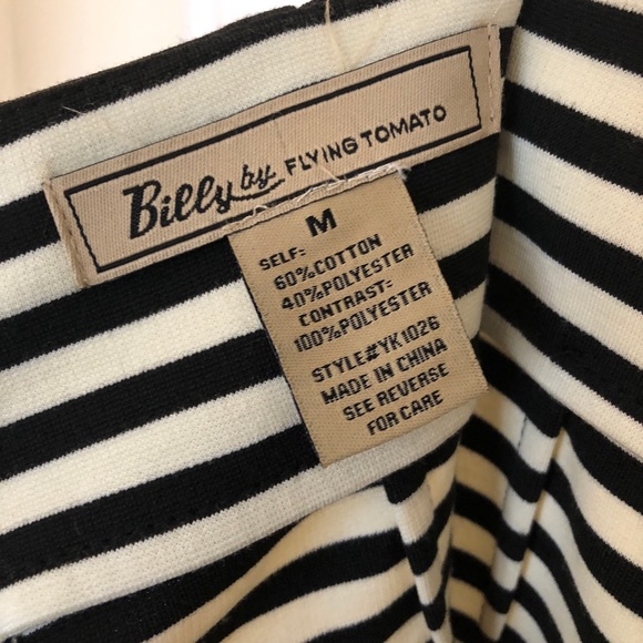 Stripe skirt with piping detail - Picture 4 of 5